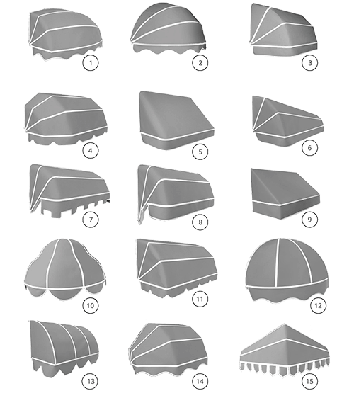 Корзинные маркизы